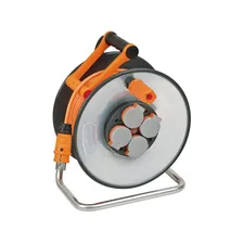 Удлинитель на катушке Brennenstuhl professionalLine SteelCore, 4 розетки, кабель 33 м, Bremaxx, H07BQ-F 3G1.5, IP44 (9191330200)