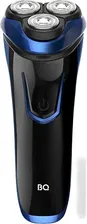 Электробритва Bq SV1004 Blue. Мощность 3 Вт / Время зарядки 8 часов / Время беспроводной работы 60 минут / Электропитание 110-240 В, 50-60 Гц / Titanium Blade Technology / Независимое вращение головок
