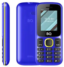 Телефон BQ 1848 Step+ синий / желтый