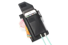 Чехол-кошелек-портмоне MyPads Solido для BQ BQ-2800L Art вместительная большой емкости, с отделениями для второго телефона, стилуса, и разъемом для зарядки и наушников, из импортной эко-кожи черного ц