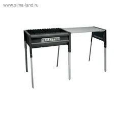 Мангал-термо FORESTER BQ-702, 60х30 см, со столом-крышкой 67х37 см