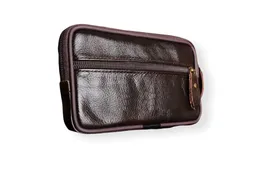 Чехол-сумочка MyPads Borsa Сon Zip на молнии для BQ BQ-2430 Tank Power с отделениями для различных повседневных мелочей, из качественной импортной эко-кожи коричневый